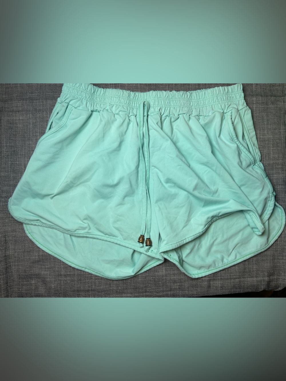 Hermes Aqua Blue Athletic Shorts